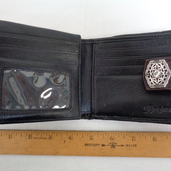 BRIGHTON Vintage Croc Embossed Wallet Snap Bifold - Picture 11 of 13